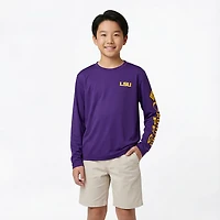 Columbia Sportswear Youth Louisiana State University CLG Terminal Tackle Long Sleeve T-shirt