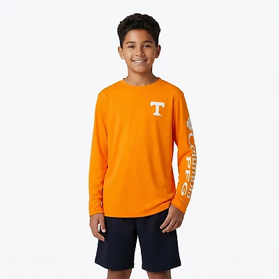 Columbia Sportswear Youth University of Tennessee CLG Terminal Tackle Long Sleeve T-shirt