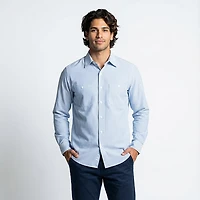 Red Kap Men's Industrial Stripe Long Sleeve Work Shirt