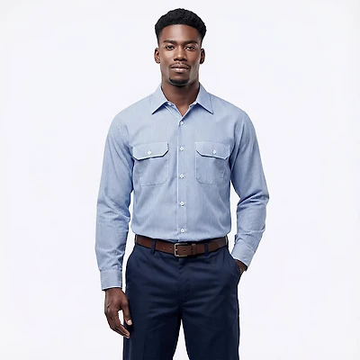 Red Kap Men's Deluxe Long Sleeve Uniform Shirt