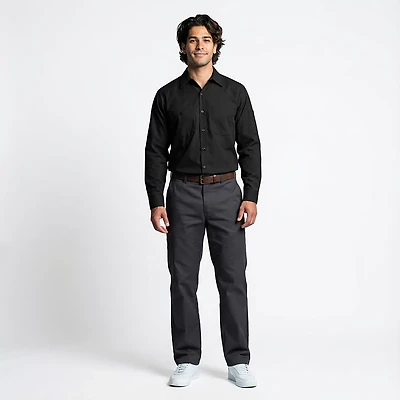 Red Kap Men's Solid Long Sleeve Crew Shirt