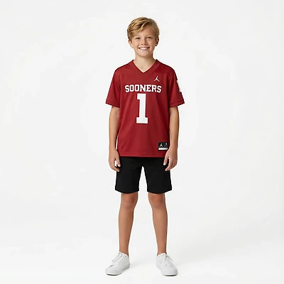 Jordan Boys' University of Oklahoma Replica Football Jersey
