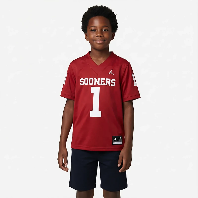 Jordan Boys' University of Oklahoma Replica Football Jersey