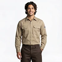 Bulwark Men's Midweight FR Snap-Front Uniform Shirt
