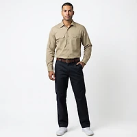 Bulwark Men's Midweight FR Work Shirt