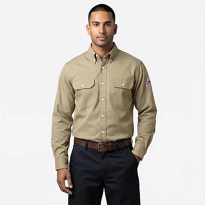 Bulwark Men's Midweight FR Uniform Dress Shirt