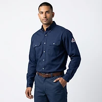 Bulwark Men's Midweight FR Uniform Dress Shirt