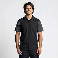Red Kap Men's 2-Tone Crew Short Sleeve Touchtex Shirt"