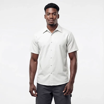 Red Kap Men's Specialized Pocketless Short Sleeve Work Shirt