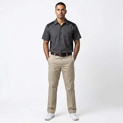 Red Kap Men's Motorsports Short Sleeve Shirt