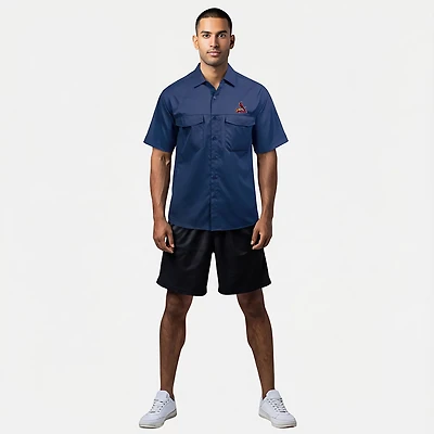 Antigua Men's St. Louis Cardinals Game Day Woven Fishing Shirt