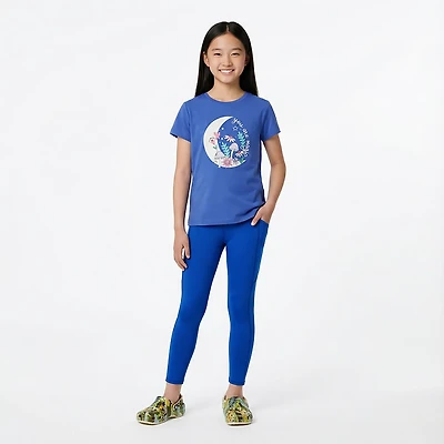 BCG Girls' Training Solid 7/8 Pocket Leggings