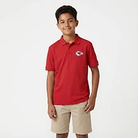 Antigua Men's Kansas City Chiefs Legacy Short Sleeve Polo Shirt