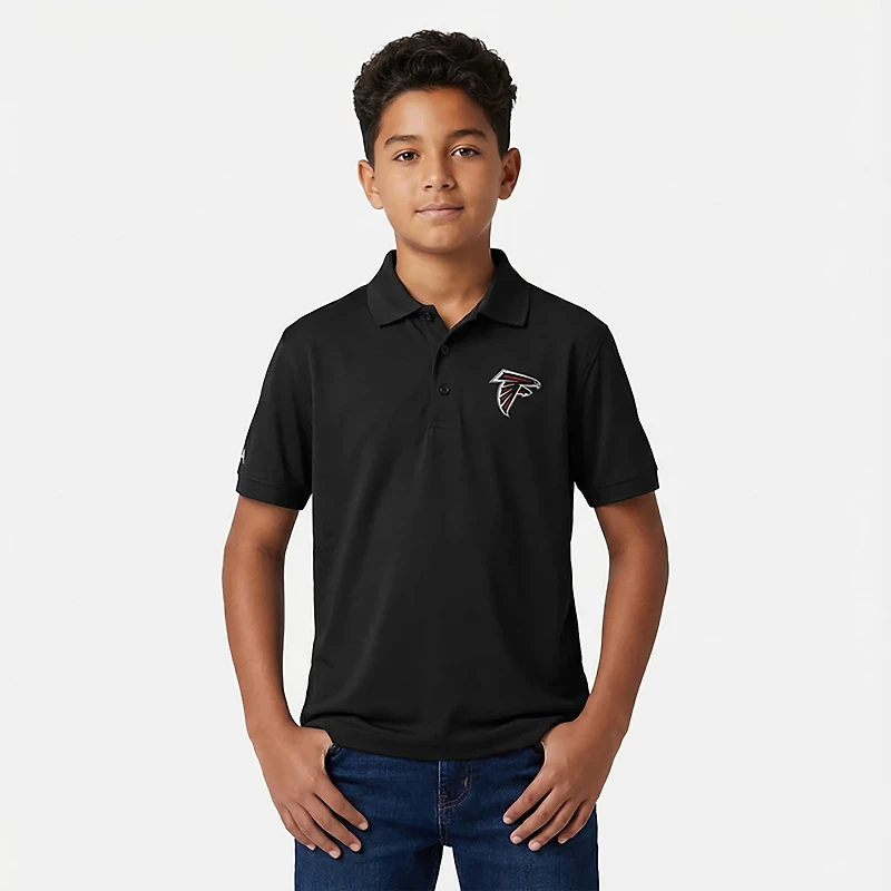 Antigua Men's Atlanta Falcons Chiefs Legacy Short Sleeve Polo Shirt