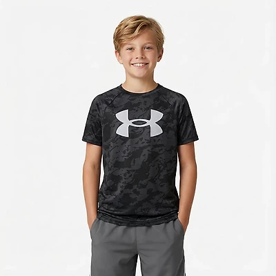 Under Armour Boys' UA Tech Printed Short Sleeve T-shirt