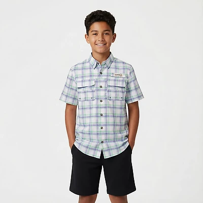 Magellan Outdoors Boys' FishGear Caddo Lake Short Sleeve Fishing Shirt