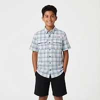 Magellan Outdoors Boys' FishGear Caddo Lake Short Sleeve Fishing Shirt