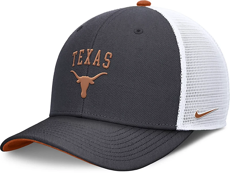 Nike Unisex University of Texas Rise Structured Trucker Adjustable Cap