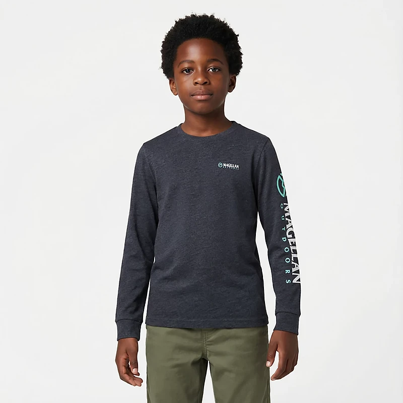 Magellan Outdoors Boys' Grotto Falls Long Sleeve T-shirt