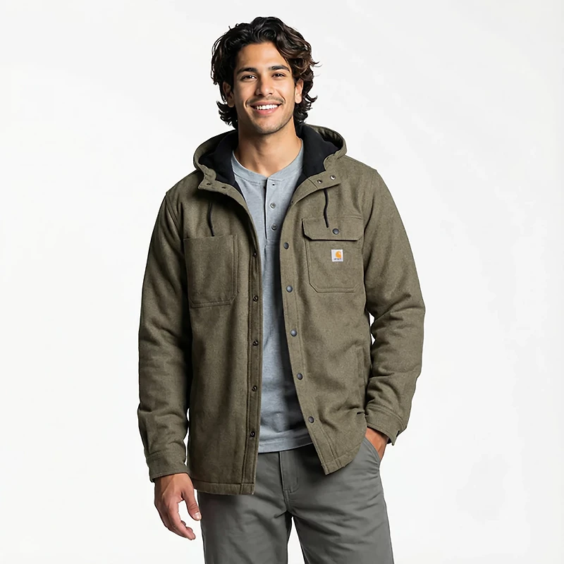 Carhartt Men's Rain Defender Hooded Shirt Jacket