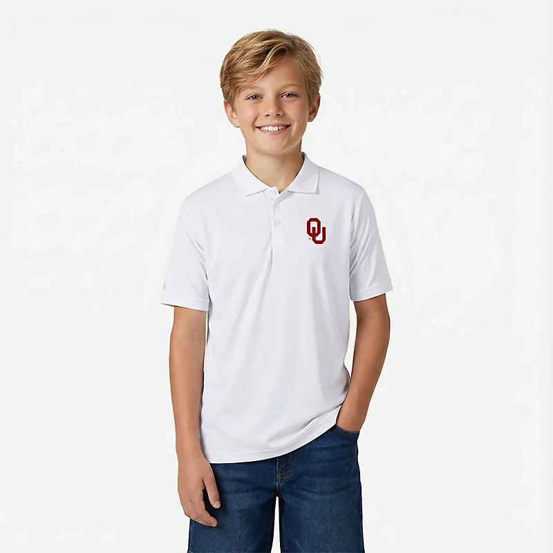 Antigua Men's University of Oklahoma Legacy Pique Polo Shirt