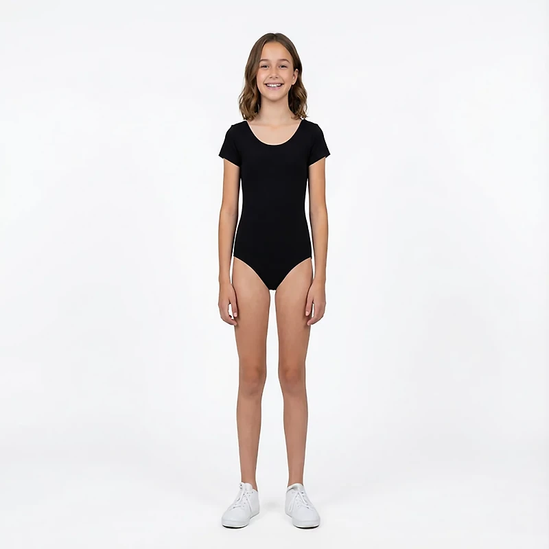 Rainbeau Moves Girls' Short Sleeve Leotard