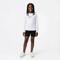 Nike Girls' Swoosh Long Sleeve Rash Guard