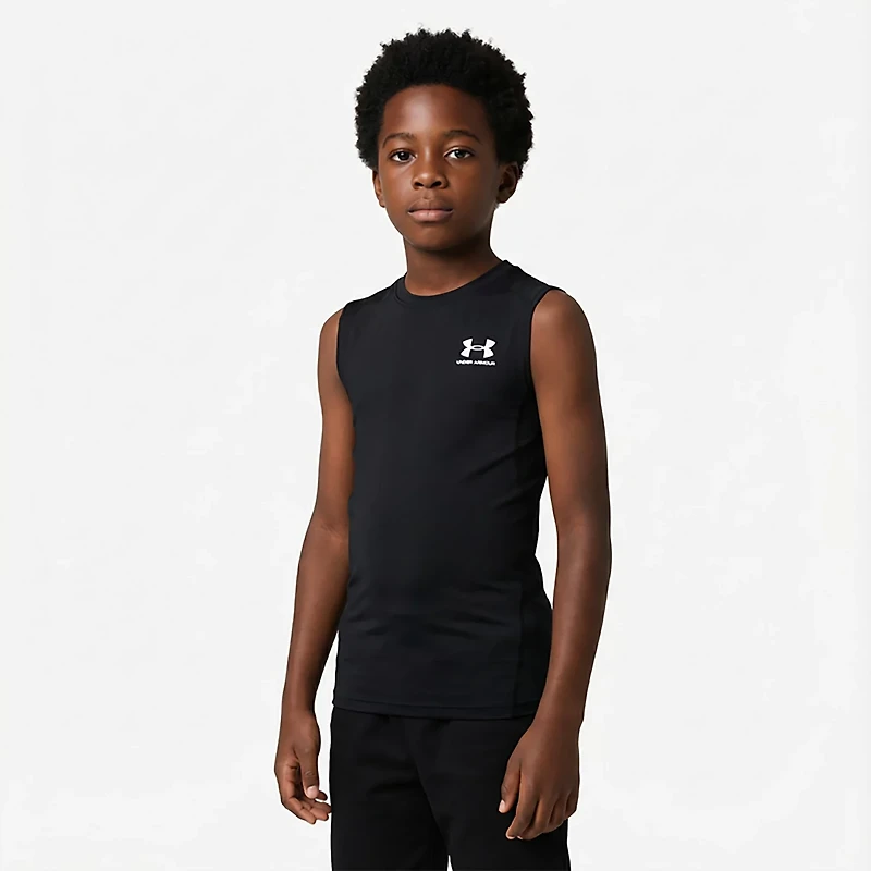 Under Armour Boys' HeatGear Sleeveless Shirt
