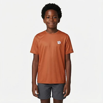 Columbia Sportswear Men's Clemson University Terminal Tackle Short Sleeve T-shirt