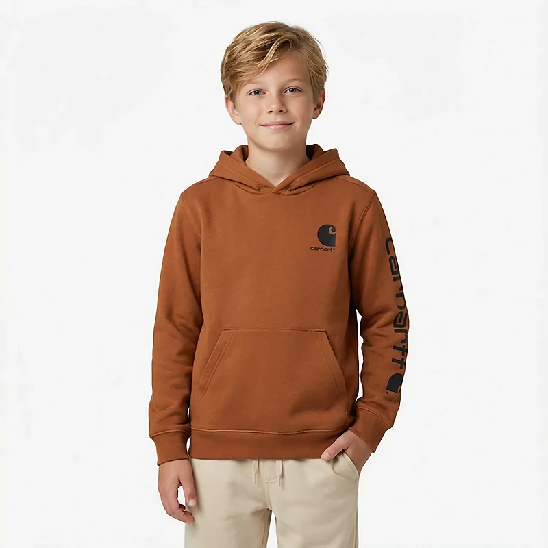 Carhartt Boys' Logo Pullover Hoodie