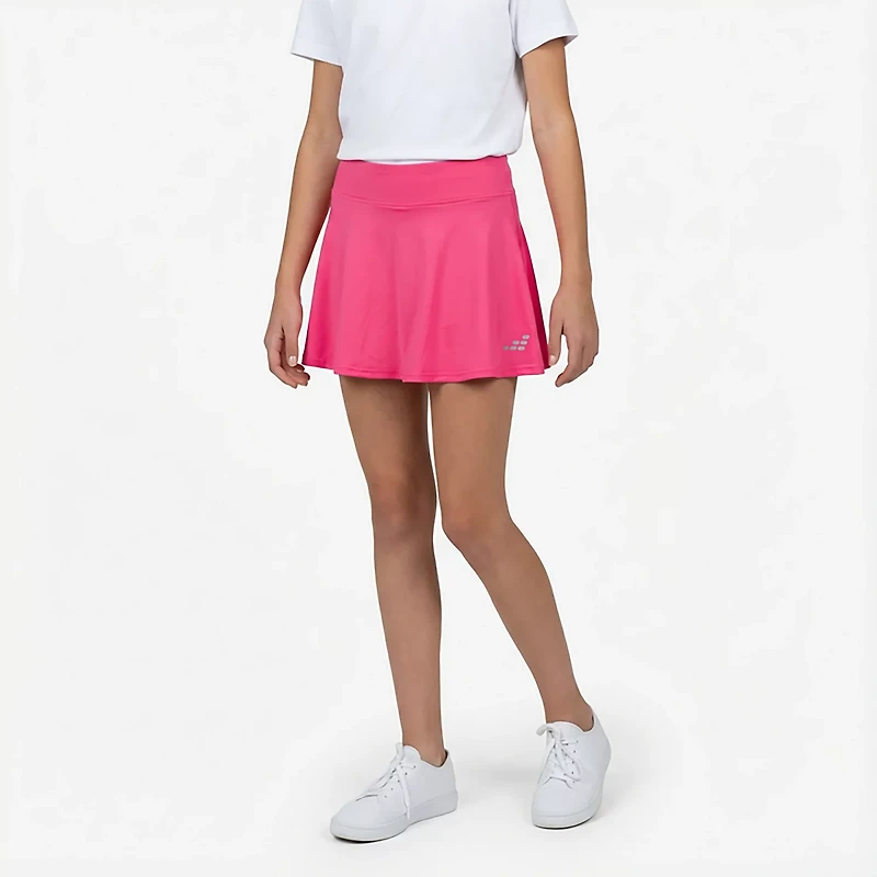 BCG Girls' Tennis Solid Swing Skort
