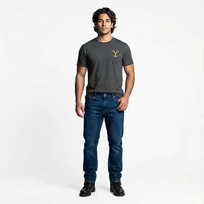 Changes Men’s Yellowstone Cattle Skull Logo T-shirt