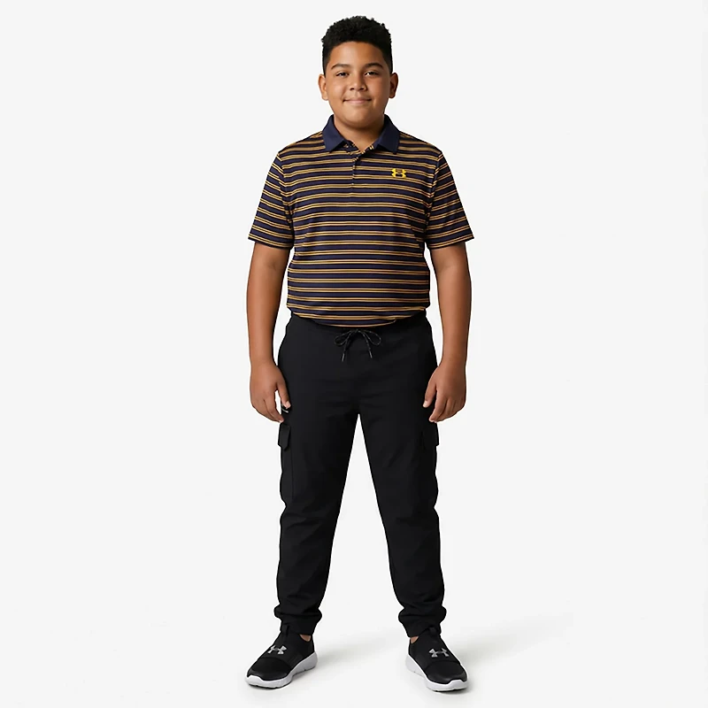 Under Armour Boys' Performance Stripe Polo Shirt