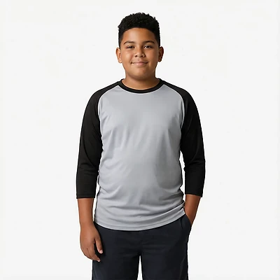 Rawlings Boys' Performance 3/4 Sleeve Shirt