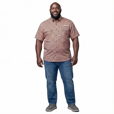 Magellan Outdoors Men's Alabama Local State Print Button-Down Shirt