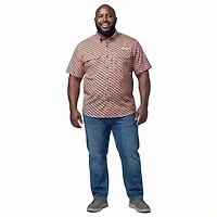 Magellan Outdoors Men's Alabama Local State Print Button-Down Shirt