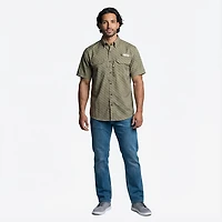 Magellan Outdoors Men's Alabama Local State Print Button-Down Shirt