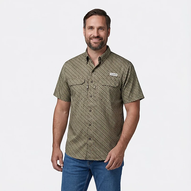 Magellan Outdoors Men's Alabama Local State Print Button-Down Shirt