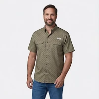 Magellan Outdoors Men's Alabama Local State Print Button-Down Shirt