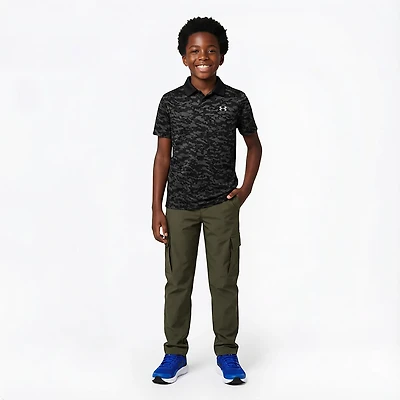 Under Armour Boys' Performance Printed Polo Shirt