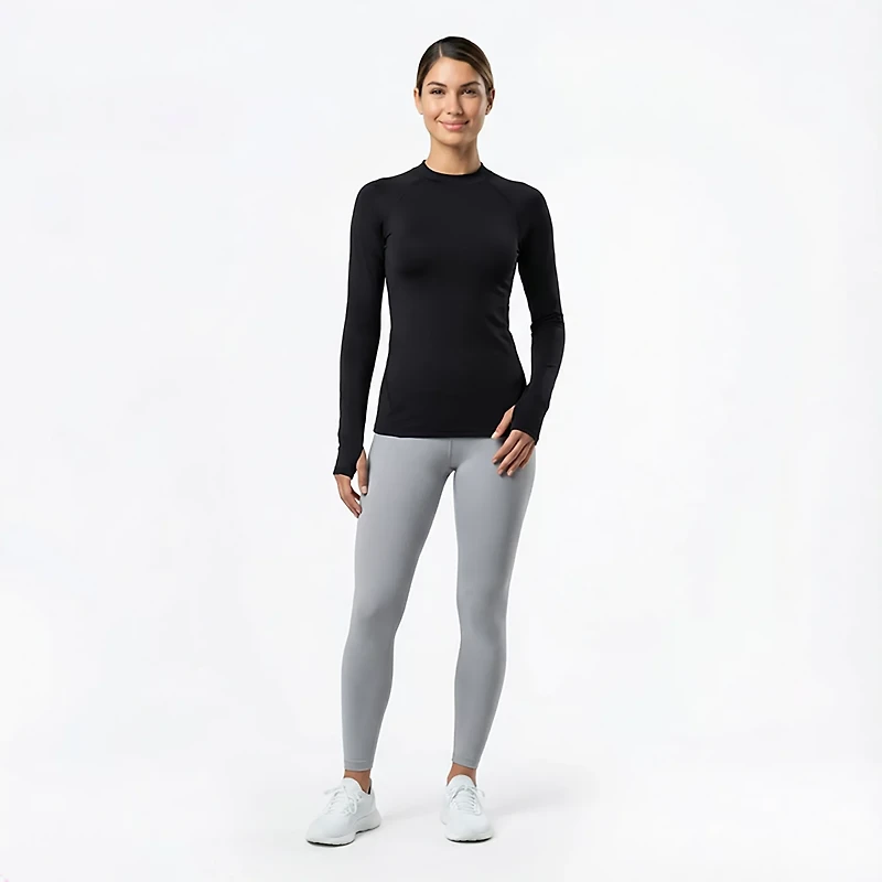 BCG Women's Cold Weather Long Sleeve Mock Top