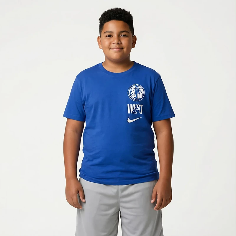 Nike Boys' Dallas Mavericks Essential VS Block Graphic T-shirt
