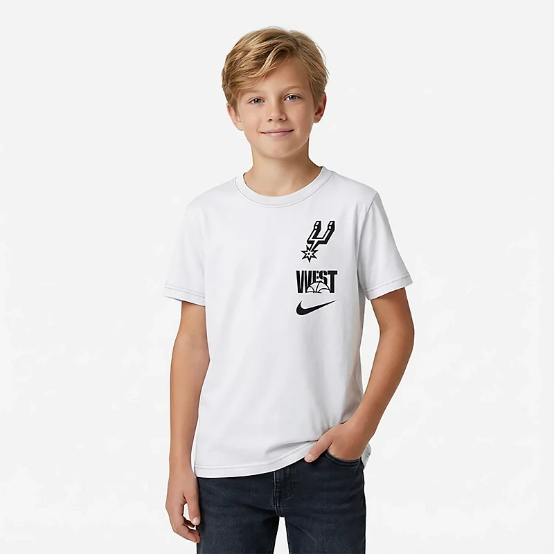 Nike Boys' San Antonio Spurs Essential VS Block Graphic T-shirt