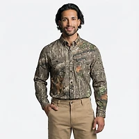 Magellan Outdoors Hunt Gear Men's Stonewell Long Sleeve Twill Shirt