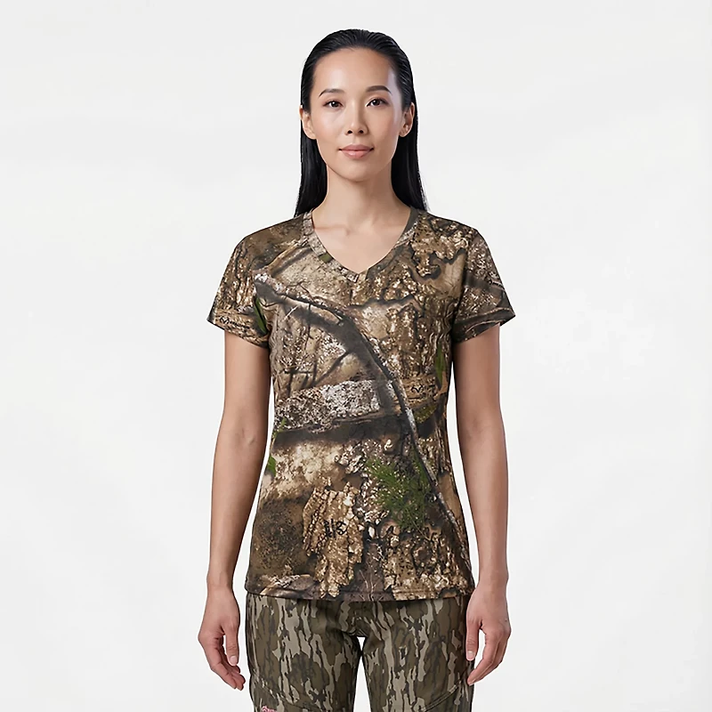 Magellan Outdoors Women's HuntGear Hill Zone V-neck T-shirt