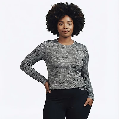 Magellan Outdoors Women’s Thermal Stretch Crew Baselayer Top