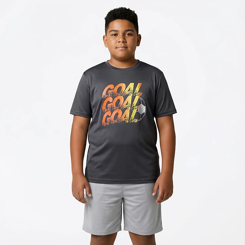 BCG Boys' GOAL Short Sleeve Tee