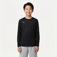 Mizuno Boys' Comp Diamond Long Sleeve Crew Shirt
