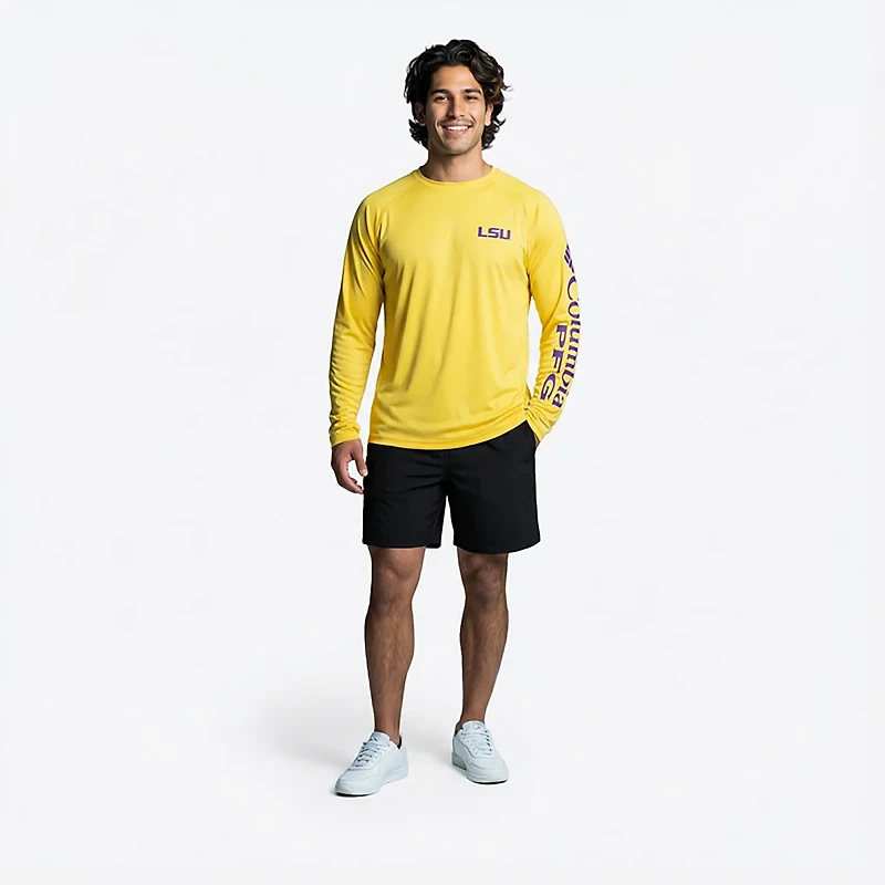 Columbia Sportswear Men's Louisiana State University Terminal Tackle Long Sleeve T-shirt