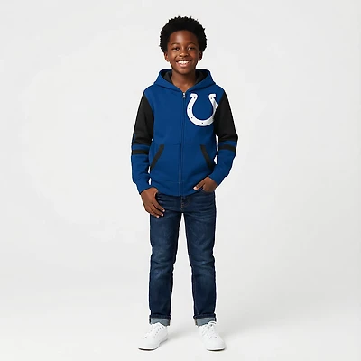 Outerstuff Boys' Indianapolis Colts Stadium Full-Zip Fleece Hoodie